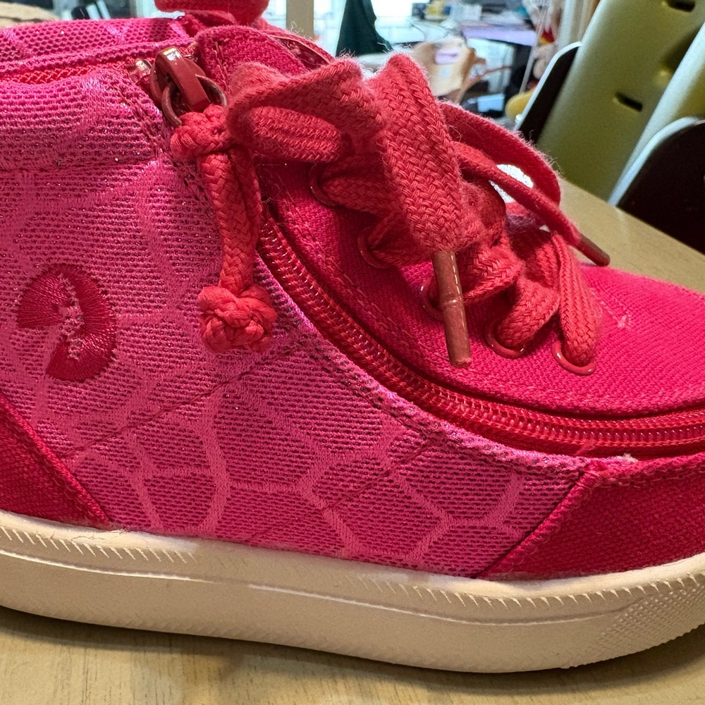 Kids Billy Pink High-Top Sneakers